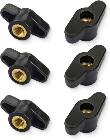 6-Pack M8 Thumb Screws, Knurled Nuts for Furniture and Electronics Assembly in Saudi Arabia
