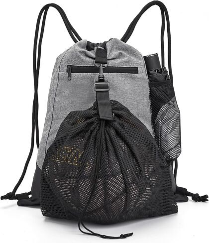 حقيبة كرة السلة برباط - حقيبة ظهر محمولة لكرة القدم وكرة الطائرة قابلة للتوسيع وحقائب أمتعة على شكل خوذة in Kuwait