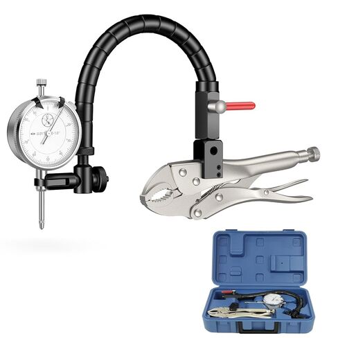 HDLNKAK Premium Disc and Rotor/Ball Joint Gage, with 0.01 mm Dial Indicator and 360 Deg Flexible Stem Holder, Automobile Brake disc Flatness Measurement Tool in Saudi Arabia