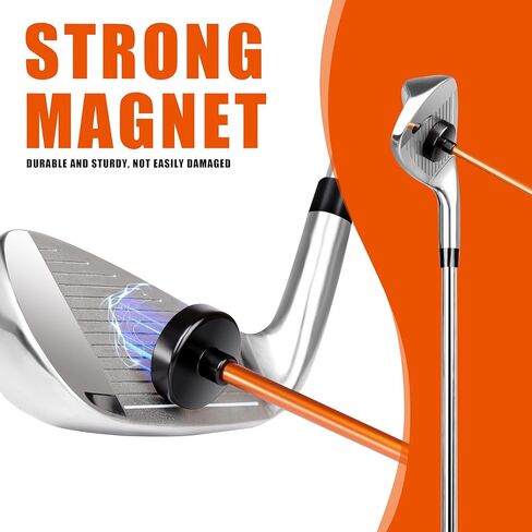 2 Pack Collapsible Golf Alignment Sticks & 1 Pack Golf Magnetic Alignment Rods, 40" Alignment Golf Stick Ideal for Aiming, Magnetic Swing Training Aid Accessories in Saudi Arabia
