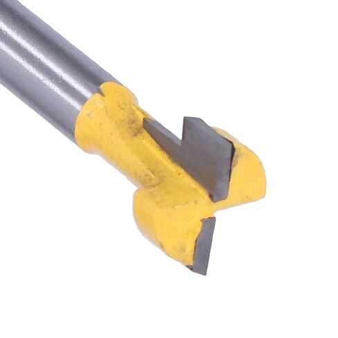 قاطعة النجارة على شكل حرف T قاطعة طحن فولاذية عالية السرعة لقطع الخشب طقم مكون من قطعتين مع شفرات 9.52 مم و12.7 مم لمشاريع النجارة in Kuwait