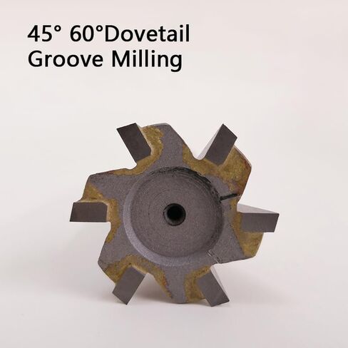 1pcs Dovetail Slotting Cutter 45 Degrees 60 Degrees Straight Shank HSS Dovetail Cutter Dovetail Slot End Mill CNC Router Bit for Metal Mold Steel Cast Iron Carbon Steel(60 degrees,D30Xd16X100L) in Kuwait