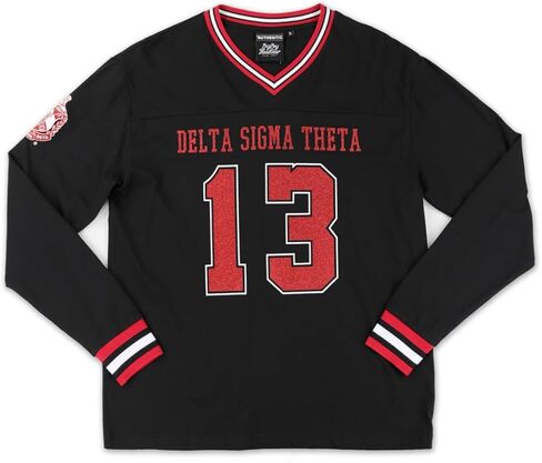 قميص Big Boy Delta Sigma/Σ Theta Divine 9 S1 بأكمام طويلة [أكمام طويلة - أسود] - ID#75489-15-208-0-7 in Saudi Arabia