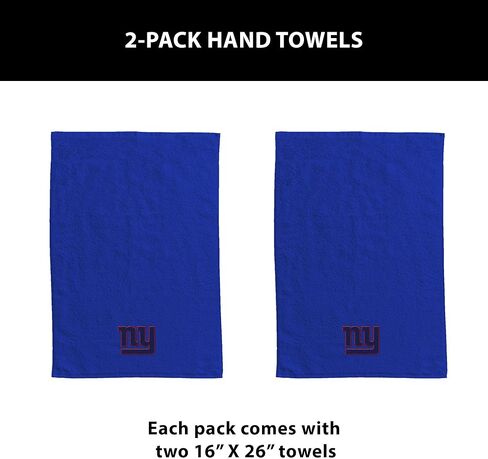 منشفة يد بشعار فريق Northwest New York Giants NFL من قطعتين مقاس 16 × 26 بوصة in Saudi Arabia