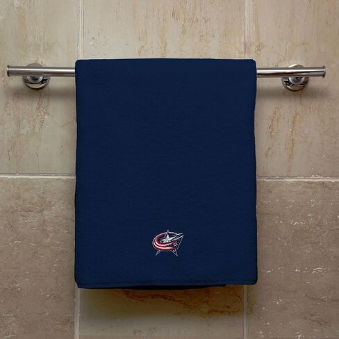 NORTHWEST Columbus Blue Jackets NHL Team Logo Hand Towel 2 Pack 16 x 26 Inches in Saudi Arabia