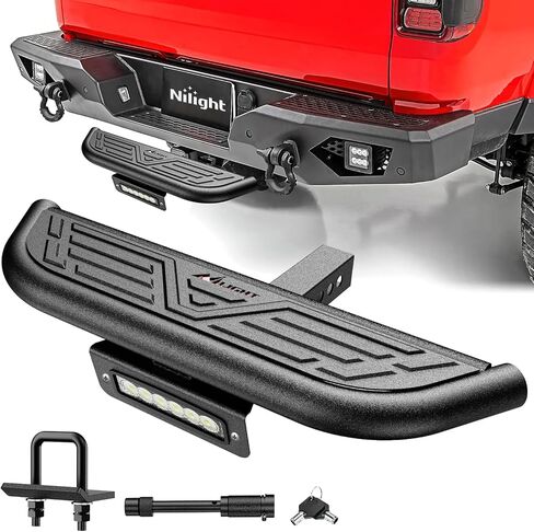 Nilight Step Hitch Bumper Mount 2 Inch Receiver Bolt-On Bike Hitch Receiver Tube Trailer Truck RV Cargo Receiver Hitch 5000 Lbs Powder Coated in Saudi Arabia