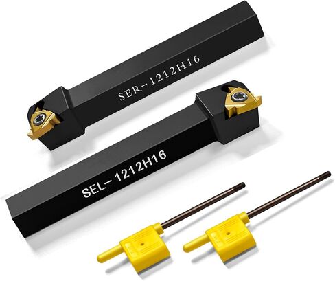 1/2 "SEL1212H16 + SER1212H16 أصحاب الأدوات CNC تحول الموضوع أصحاب + 16ER/16IR AG60 كربيد خيوط إدراج مع الشدات in Kuwait