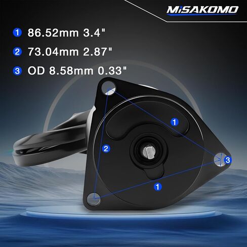 69J-43880-00 69J-43880-01 60V-43880-00 محرك تقليم إمالة الطاقة متوافق مع Yamaha 200HP 225HP 250HP 300HP، Mercury 888645T1 888645T02، Arrowhead TRM0082، Sierra 18-6798 6263 / API PT616NM in Saudi Arabia