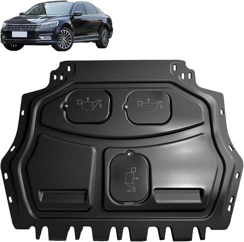 Front Engine Splash Shield Fit for Volkswagen Passat 2012-2018 Engine Case Guards Suitable for Passat Under Engine Cover Mud Flaps Directly Replace Original in Kuwait