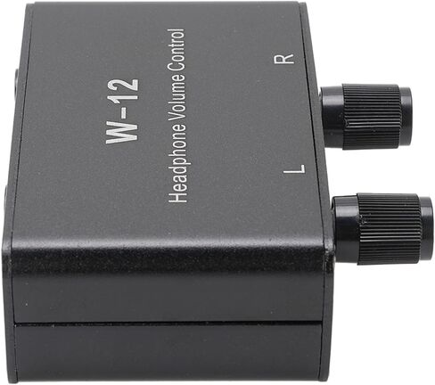 VBESTLIFE W-12 التحكم في مستوى صوت سماعة الرأس، 3.5 مم 6.35 مم وحدة تحكم في مستوى الصوت ستيريو 1/4 بوصة 1/8 بوصة تحكم في مستوى الصوت مضمن لعزل التداخل in Kuwait