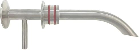 3/4" (19mm OD) Tube x 1.5" Tri Clamp Dip Tube Home Brew Fitting Tri Clover Racking Arm in Kuwait