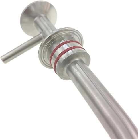 3/4" (19mm OD) Tube x 1.5" Tri Clamp Dip Tube Home Brew Fitting Tri Clover Racking Arm in Kuwait