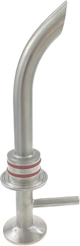 3/4" (19mm OD) Tube x 1.5" Tri Clamp Dip Tube Home Brew Fitting Tri Clover Racking Arm in Kuwait