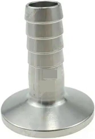 TC34mm ثلاثي المشبك إلى 12.7 و 20 مم محول خرطوم شائك SUS304 وصلة أنابيب خرطوم (TC34x12.7mm) in Kuwait