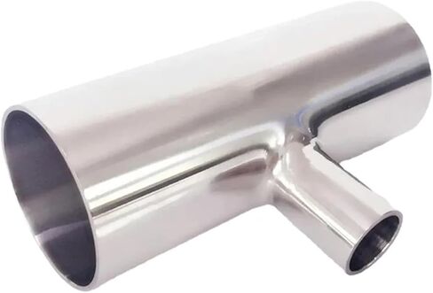 5PCS Size 19mm-102mm x 16mm-89mm Pipe OD Reducing Butt Welding Auto Tee 3 Way 3A SUS 304 Stainless Fitting(45MM X 32MM_T TYPE) in Kuwait