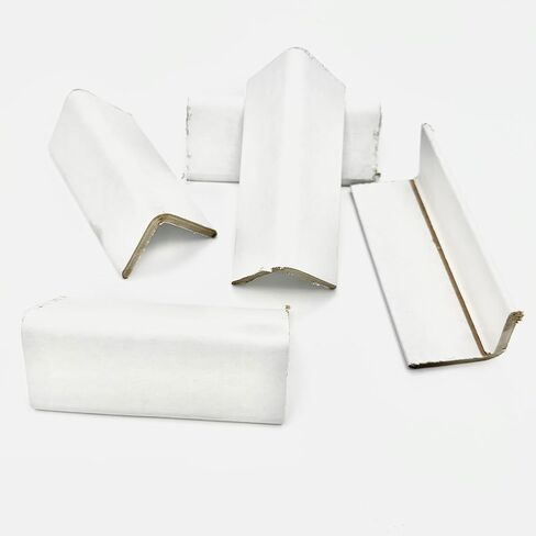 واقيات الحواف من الورق المقوى، باللون الأبيض، مقاس 2 × 2 بوصة × 48 بوصة، بسمك 5 مم، واقيات زوايا لحماية الشحن، وتثبيت الأحمال، وحماية منصة التحميل، 16 حزمة. أقوى in Kuwait