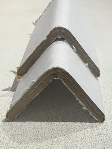 واقيات الحواف من الورق المقوى، باللون الأبيض، مقاس 2 × 2 بوصة × 48 بوصة، بسمك 5 مم، واقيات زوايا لحماية الشحن، وتثبيت الأحمال، وحماية منصة التحميل، 16 حزمة. أقوى in Kuwait