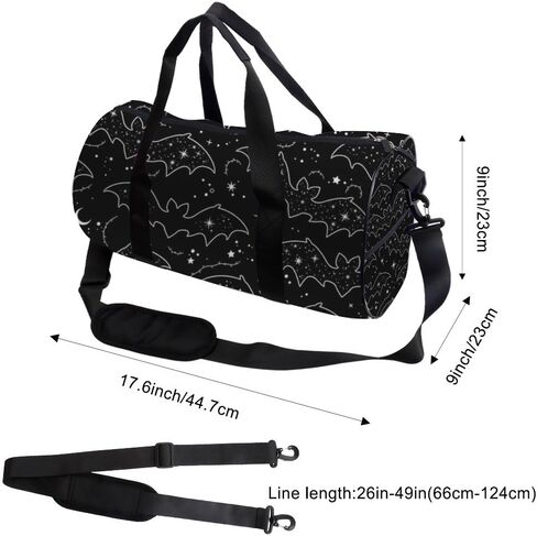 Cosmic Swirl Stain-Resistant Travel Duffle Bag For Men Women Oxford Tote Bags Adjustable Shoulder Strap, Convertible Carry Backpack Cute Gym Bag For Women Gym Sleepover Accessories Men in Kuwait