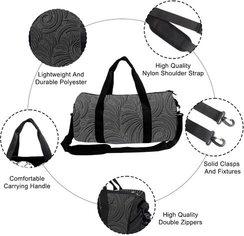 Gear Swirl Easy Clean Gym Bag For Men Oxford Tote Bags Adjustable Shoulder Strap, Convertible Carry Backpack Goth Gym Bag For Workout Weekender Accessories Women in Kuwait