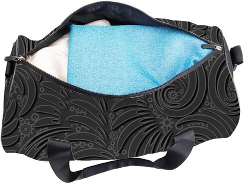 Gear Swirl Easy Clean Gym Bag For Men Oxford Tote Bags Adjustable Shoulder Strap, Convertible Carry Backpack Goth Gym Bag For Workout Weekender Accessories Women in Kuwait