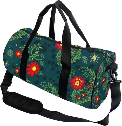 Delicate Flowers Easy Clean Duffle Bags For Men Women Oxford Tote Bags Adjustable Shoulder Strap, Convertible Carry Backpack Goth Gym Bag For Sleepover Boxing Gym Backpack Men in Kuwait