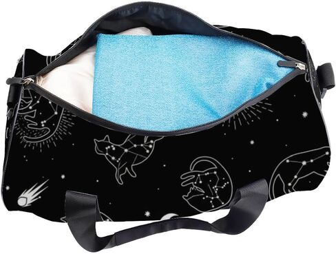 Moon And Comet Stain-Resistant Gym Bag For Men Oxford Tote Bags Adjustable Shoulder Strap, Convertible Carry Backpack Goth Gym Bag For Travel Soccer Gear Women in Kuwait