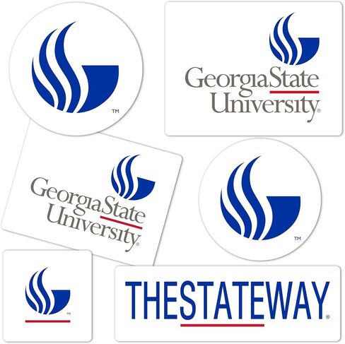 الصحراء الصبار جامعة ولاية جورجيا ملصق الفهود GSU شارات الفينيل زجاجة مياه الكمبيوتر المحمول سيارة القصاصات T2 (النوع 2-3) in Kuwait
