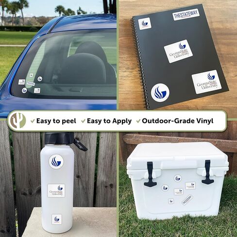 الصحراء الصبار جامعة ولاية جورجيا ملصق الفهود GSU شارات الفينيل زجاجة مياه الكمبيوتر المحمول سيارة القصاصات T2 (النوع 2-3) in Kuwait