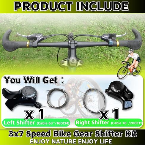 7 سرعات الدراجة شيفتر 3X7 الإبهام والعتاد المتحولون زوج واحد TX-30 سرعة التحول رافعة ومجموعة في الهواء الطلق دراجة جبلية دراجة والعتاد شيفتر أجزاء الدراجة الملحقات لمدينة الطريق دراجة جبلية in Kuwait