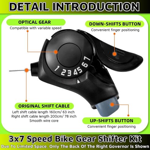 7 سرعات الدراجة شيفتر 3X7 الإبهام والعتاد المتحولون زوج واحد TX-30 سرعة التحول رافعة ومجموعة في الهواء الطلق دراجة جبلية دراجة والعتاد شيفتر أجزاء الدراجة الملحقات لمدينة الطريق دراجة جبلية in Kuwait