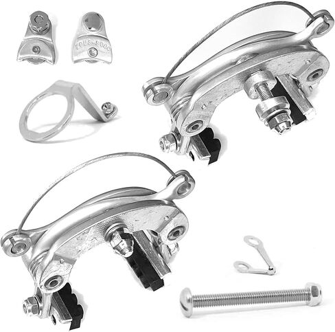 cyclingcolors Brake Caliper Bicycle Aluminium Zeus 2000 Traditional Cycle Vintage Hiker Complete Front Rear in Kuwait
