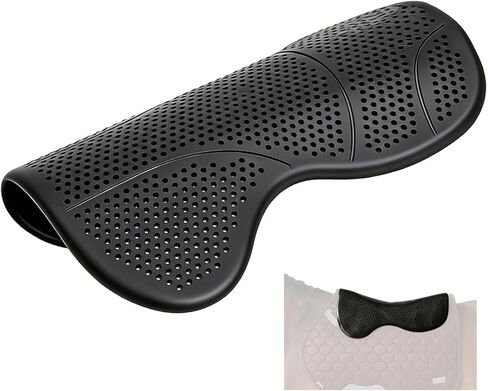 THREE ARCHERS Silicone Gel Saddle Pad for Horses - Non Slip & Shock Absorbing Horse Saddle Pad, Comfortable All Purpose Western/English Riding Saddle Pad, Washable & Durable Design in Kuwait