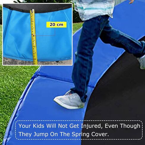 Trampoline Spring Cover, 55 Inch Replacement Safety Pad for Round Frame Accessories Kids Trampoline Edge Protection in Saudi Arabia