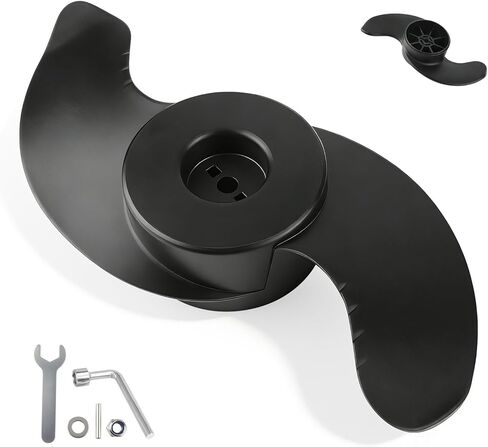 Trolling Motor Propeller Blade Weedless Wedge 2 Prop Compatible with Minn Kota MKP-33 Ulterra Terrova 80lb/101lb Replace#: 1865018 in Kuwait