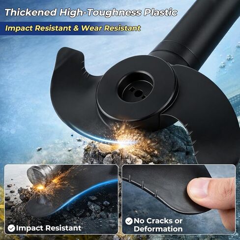 Trolling Motor Propeller Blade Weedless Wedge 2 Prop Compatible with Minn Kota MKP-33 Ulterra Terrova 80lb/101lb Replace#: 1865018 in Kuwait