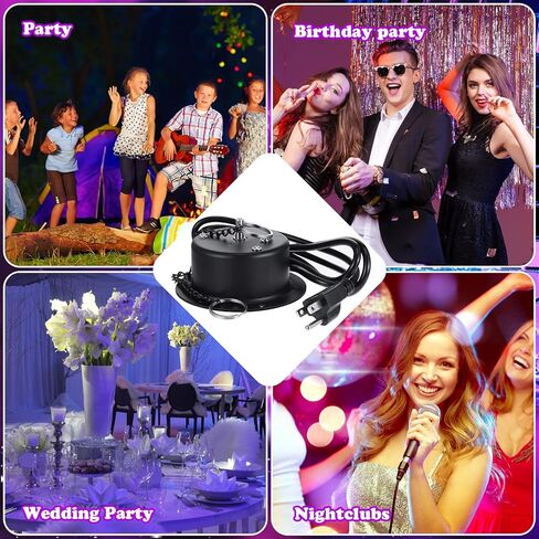 Therwen 3 Pcs Disco Ball Motor Heavy Duty 3RPM Slow Rotating Mirror Ball Motor Rotator for 12-16" Under in Saudi Arabia
