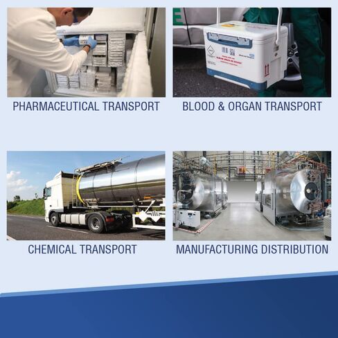 TRIL-8 Multi-UseDry Ice “Probe-Less" Temperature Logger Stores up to 8,000 Readings Memory, up to a 1-Year Battery, ranging of -80°C to +40°C (-112°F to +104°F) in Kuwait