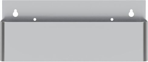 AmGood 15 بوصة. رف سكة حديد سريع من الفولاذ المقاوم للصدأ بطبقة واحدة للقضبان التجارية، NSF in Kuwait