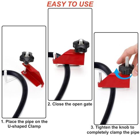 DEAYOU 4 PCS Hose Pinch Off Pliers Set, Carbon Steel Hose Clamp Pliers for Flexible Fuel Line, Coolant, Radiator, Heater, Hose Clamp Tool Kit, 3/8", 1/2", 1", 1-3/4", Without Damaging The Line in Saudi Arabia