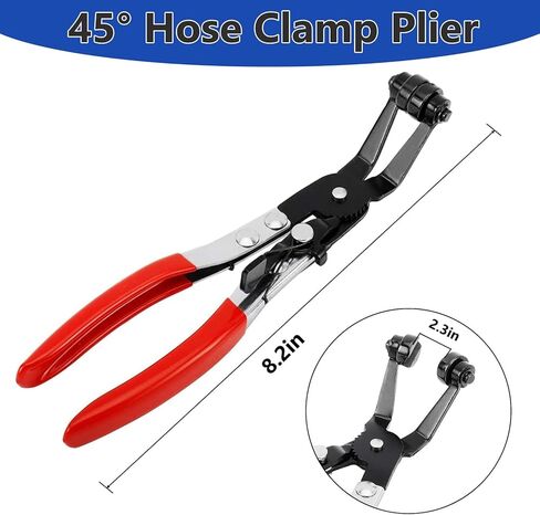 4-Pack Long Hose Clamp Pliers Tool Set -Tool for Removing Hose Clamp of Automobile Coolant, Heater, Water Hose Cord Radiator in Kuwait