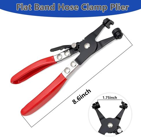 4-Pack Long Hose Clamp Pliers Tool Set -Tool for Removing Hose Clamp of Automobile Coolant, Heater, Water Hose Cord Radiator in Kuwait