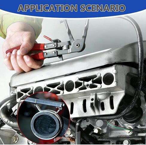 4-Pack Long Hose Clamp Pliers Tool Set -Tool for Removing Hose Clamp of Automobile Coolant, Heater, Water Hose Cord Radiator in Kuwait