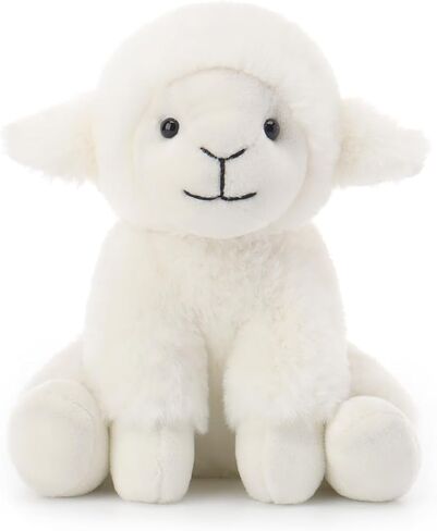 Apricot Lamb Toys Plush Cream Lamb Sheep Stuffed Animal with Fluffy Soft Ears (Cream Lamb, 8 Inches) in Kuwait