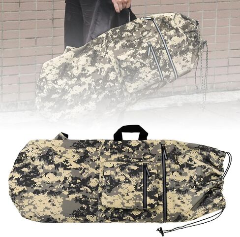 Skateboard Backpack Bag, Water-Resistant with Outer Pocket & Adjustable Strap, 34-Inch Universal Carry Case for Cruiser and Longboard in Camouflage in Saudi Arabia