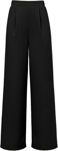 Women Palazzo Pants Summer Boho Wide Leg Mid Waist Casual Lounge Pant 2025 Beach Vacation Outfits in Kuwait