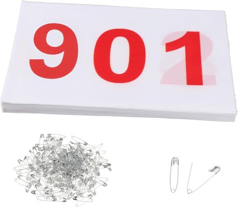 Premium Running Bibs Set for Athletes Race Numbers for Sports Competitions in Saudi Arabia