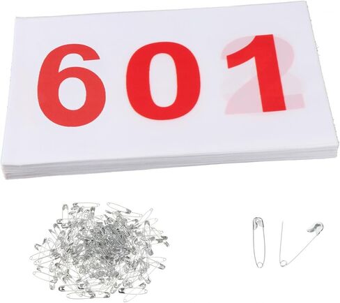 Premium Running Bibs Set for Athletes Race Numbers for Sports Competitions in Saudi Arabia