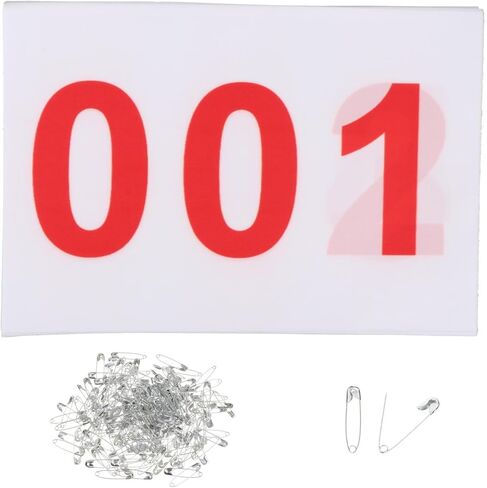 Premium Running Bibs Set for Athletes Race Numbers for Sports Competitions in Saudi Arabia