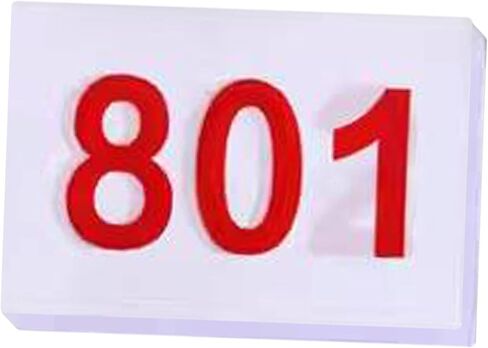 Running Bib Numbered Bibs Reusable Washable Numbers Sports Bib for Basketball, Gymnastics, Race Events, 801 to 900 in Kuwait