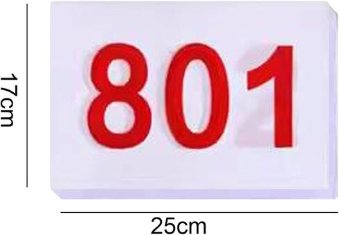 Running Bib Numbered Bibs Reusable Washable Numbers Sports Bib for Basketball, Gymnastics, Race Events, 801 to 900 in Kuwait